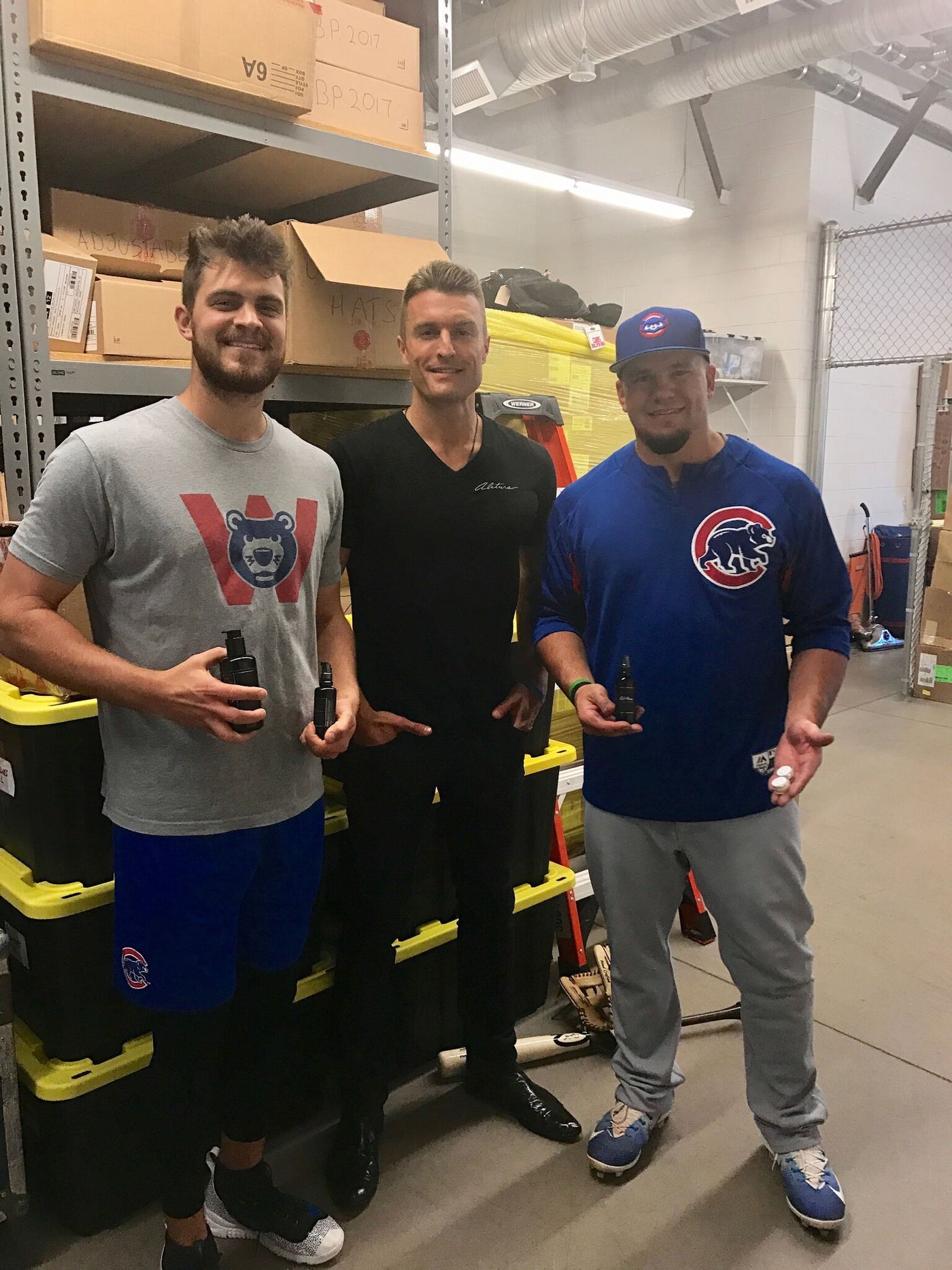 Alitura visits the Cubs and Dodgers to talk skin care healthy skin