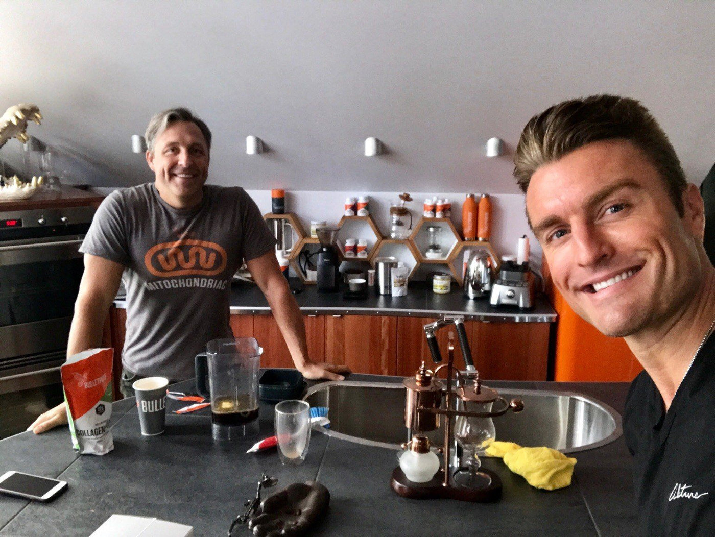 Andy Hnilo visits Dave Asprey of Bulletproof to Plan the Future of Alitura