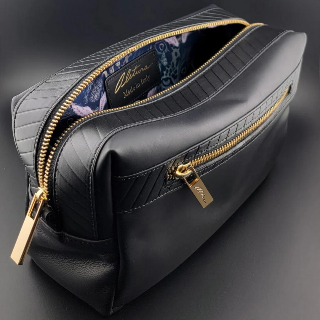 The Italian Leather Toiletry Pouch