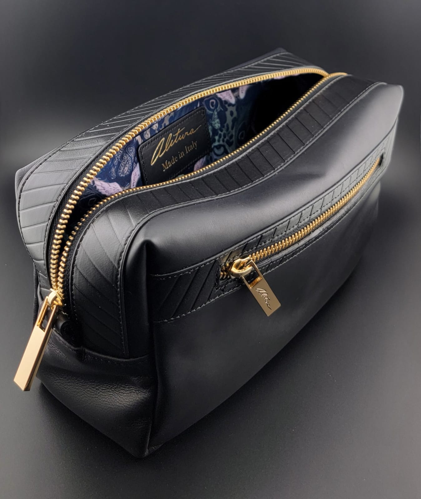 The Italian Leather Toiletry Pouch